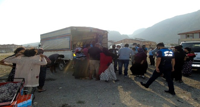Konargöçer dilenciler Hatay dışına gönderildi