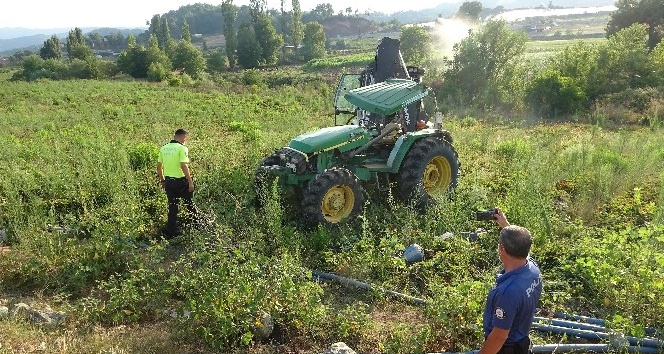 Hatay’da traktör devrildi: 6 yaralı