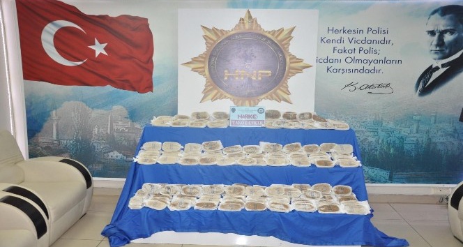 47 kilogram esrar ele geçirildi