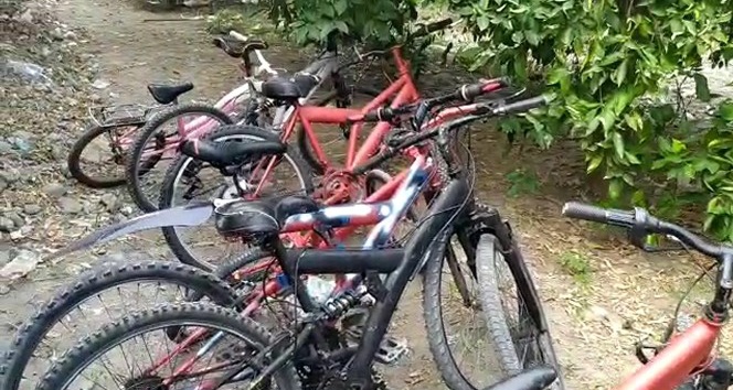 Dörtyol’da 29 adet çalıntı bisiklet ele geçirildi