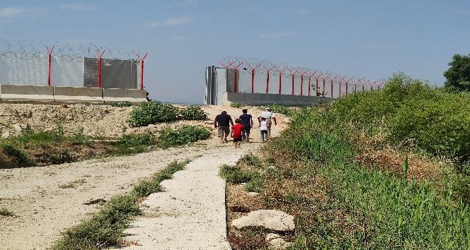 Tarım arazilerini sınıra çekilen duvar böldü