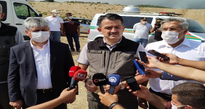 Bakan Pakdemirli “Yangını henüz kontrol altına alamadık”