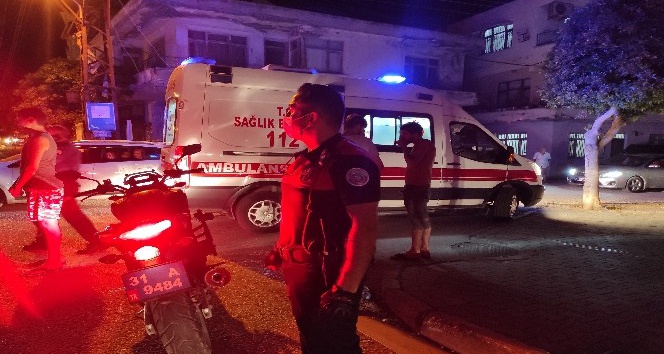 Sokak ortasında darp edilen kadın bayıldı