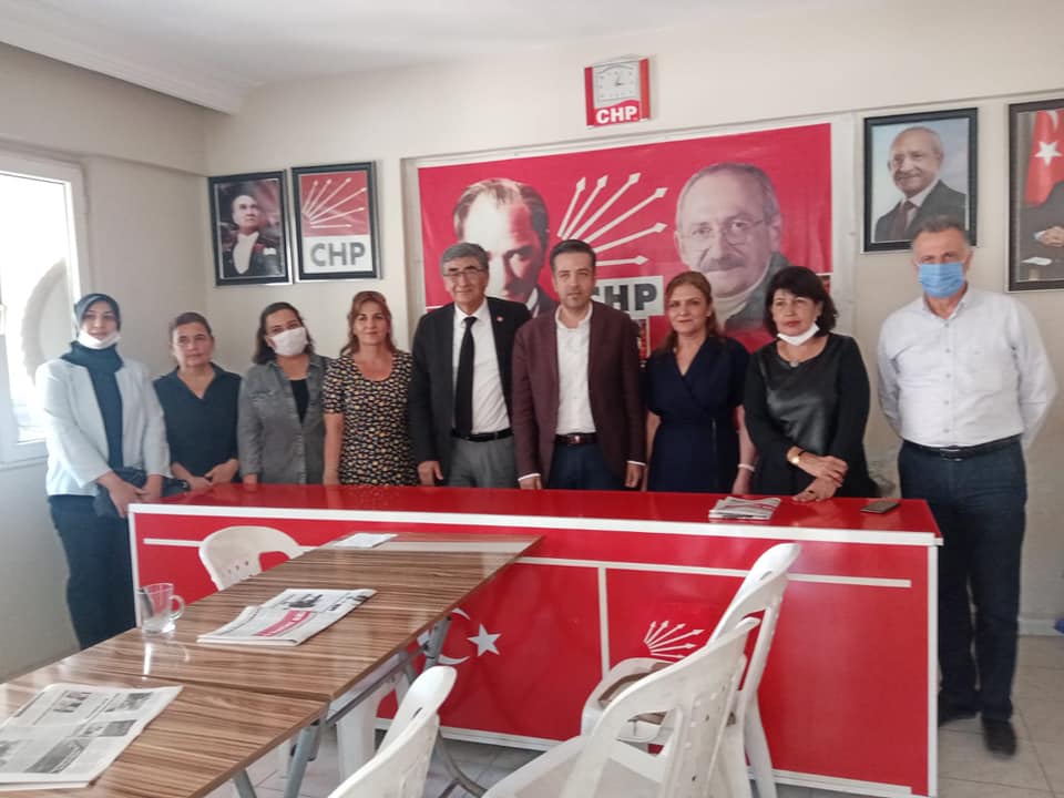 CHP İL BAŞKANI PARLAR, KIRIKHAN CHP’Yİ ZİYARET ETTİ       