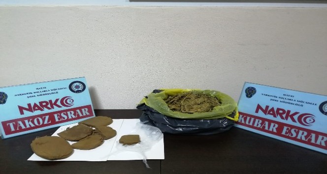 Hatay’da 1 kilo 137 gram uyuşturucu ele geçirildi
