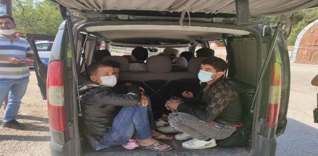 Kırıkhan’da yabancı uyruklu 10 kişi yakalandı