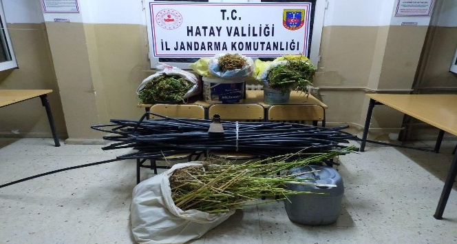 Belen’de 9 kilo 750 gram uyuşturucu esrar ele geçirildi