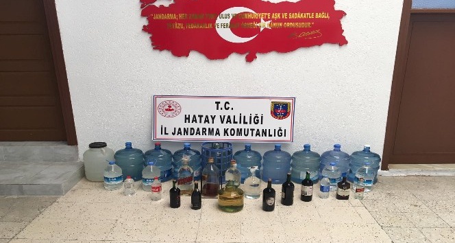 Hatay’da kaçak içki operasyonu