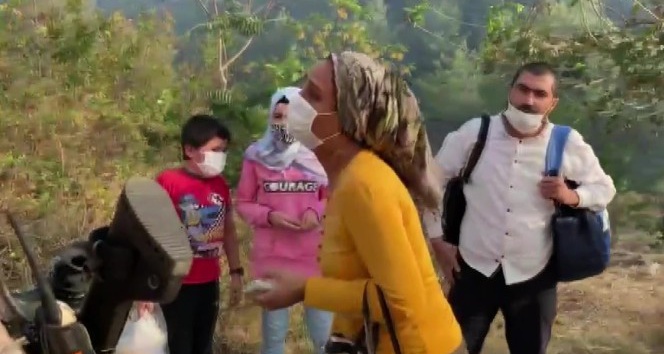Hatay’daki yangında annenin “Çocuklarımı çıkarın” feryadı