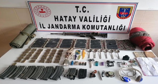 Amanoslar’da terör örgütüne ait piyade tüfeği ele geçirildi