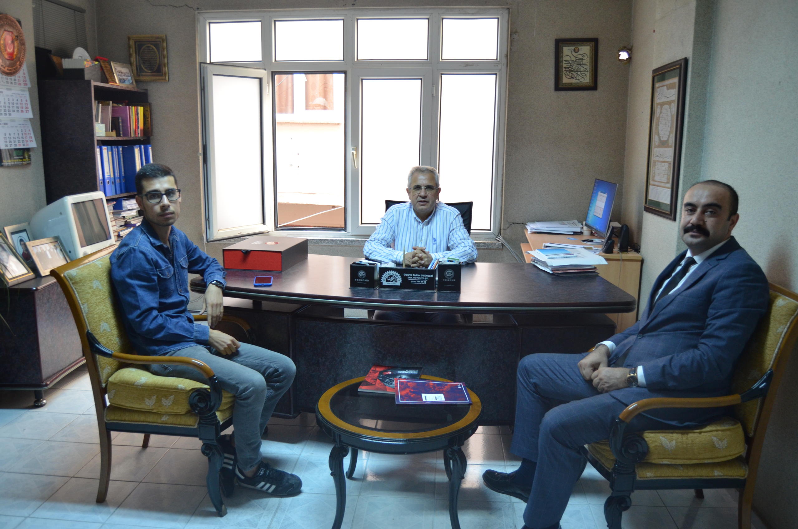 BAŞKAN TOPRAK’TAN GAZETEMİZE ZİYARET