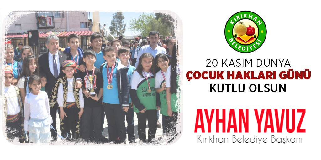 Başkan Yavuz’dan Dünya Çocuk Hakları Günü Mesajı