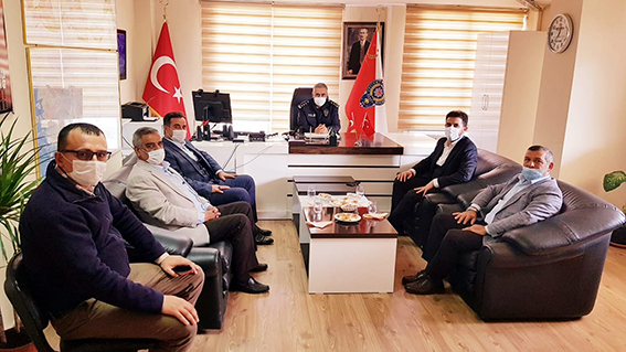 BAŞKAN ADAL VE BAŞKAN DELİ’DEN ZİYARET