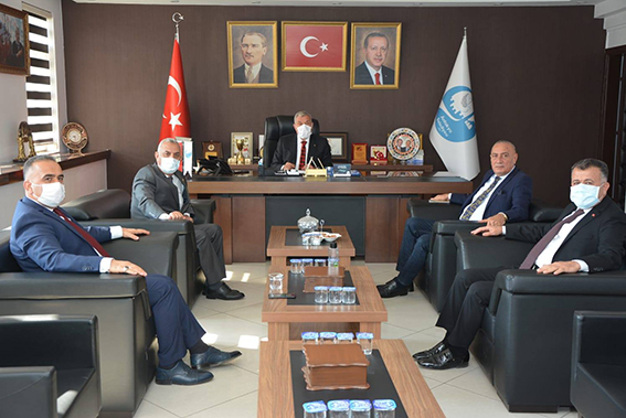 AK PARTİ’DEN BAŞKAN  YILMAZ’A ZİYARET