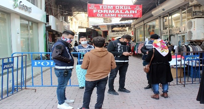 Hatay’da tarihi çarşıda HES kodu dönemi