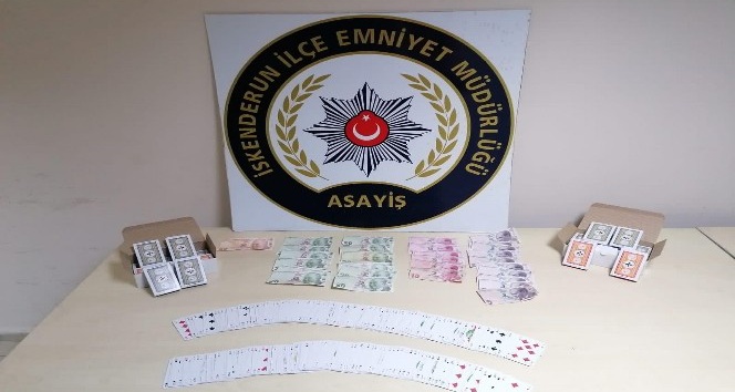 İskenderun’da kumar operasyonu