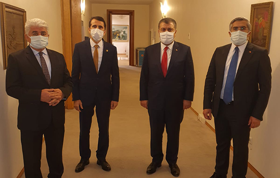 VEKİLLERİN GÜNDEMİ HATAY’DAKİ KORONA ARTIŞI