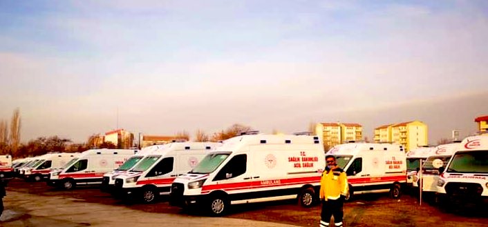 HATAY’A  35 AMBULANS  TAKVİYESİ YAPILDI