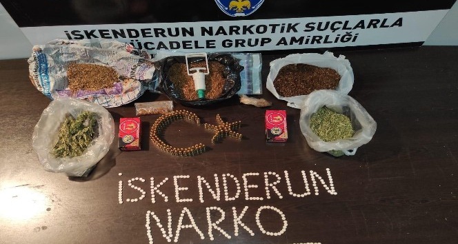 İskenderun’da uyuşturucu operasyonu: 5 gözaltı