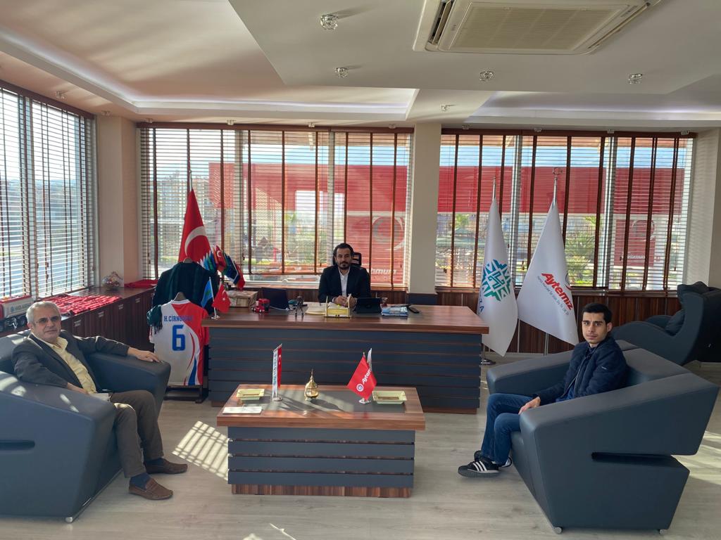 GAZETECİLERDEN BAŞKAN CİRNOOĞLU’NA ZİYARET