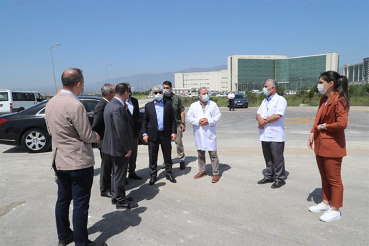 VALİ DOĞAN İNCELEMELERDE BULUNDU