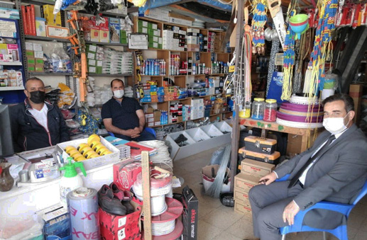 BAŞKANDAN ESNAF ZİYARETİ