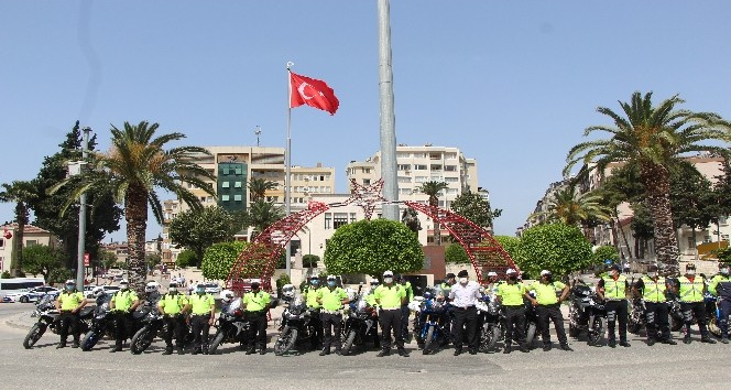 Hatay’da Trafik Haftasına konvoylu kutlama