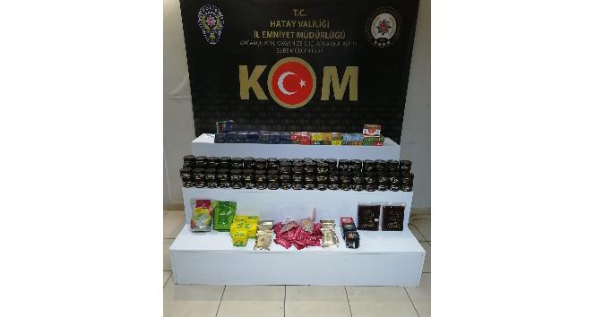 85 kilo kaçak nargile tütünü ele geçirildi