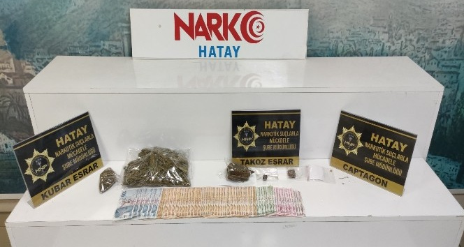 Hatay’da uyuşturucu operasyonu