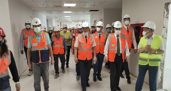 AB desteğiyle Hatay’da inşa edilen hastanede sona geliniyor