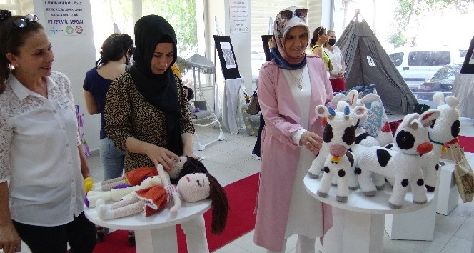 “Emekler Çiçek Açtı” sergisi açıldı