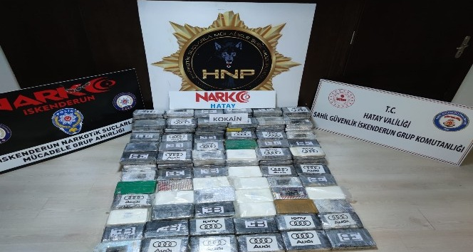 İskenderun Körfezi’nde bir gemide 176,6 kilogram kokain ele geçirildi