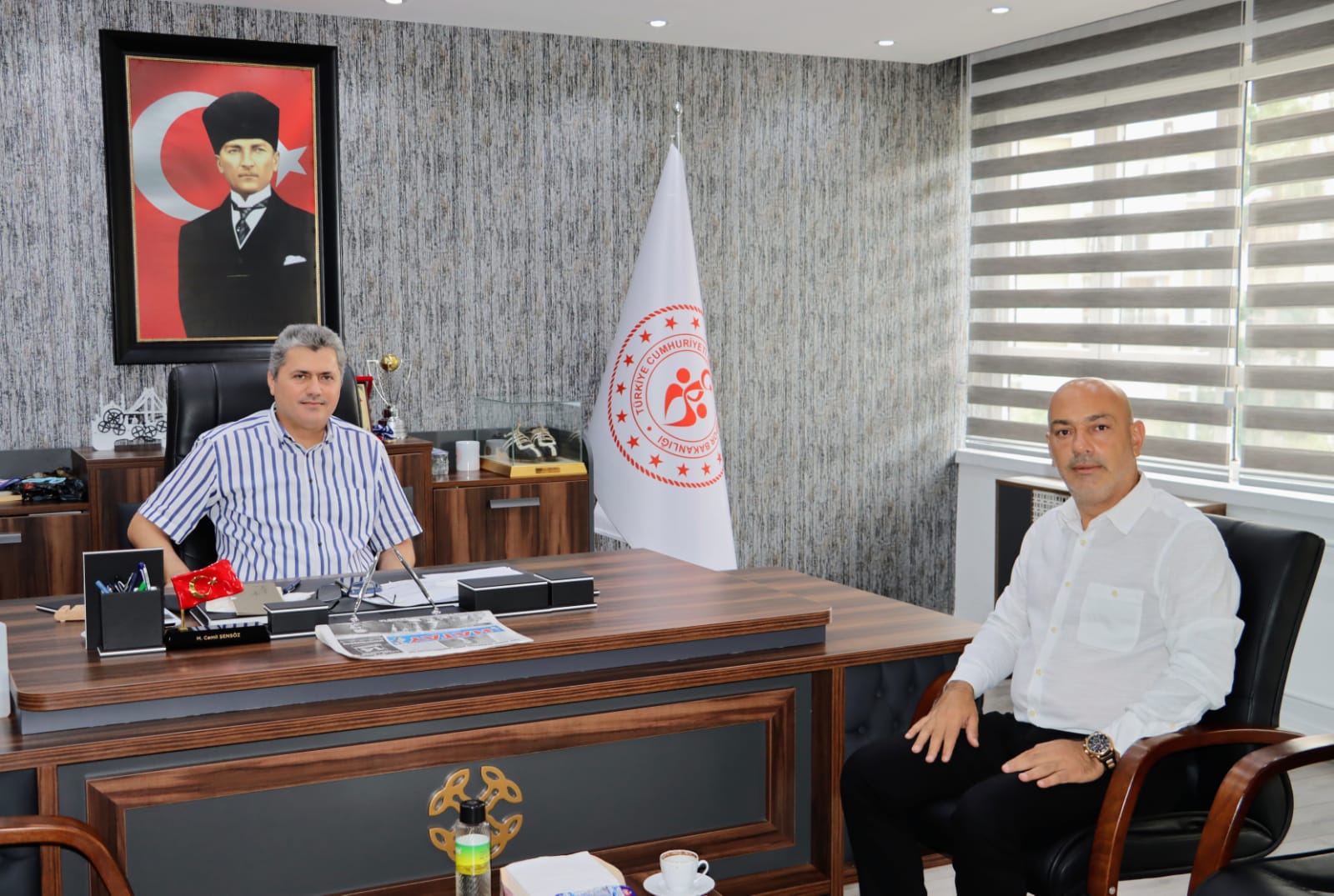 HGC Başkanı Temizyürek’ten Müdür Şensöze Ziyaret