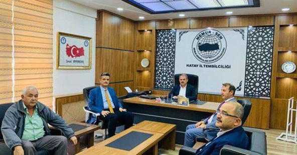 MÜDÜR MESUT ÇERKO BAŞKAN BAYRAKDAR’I ZİYARET ETTİ