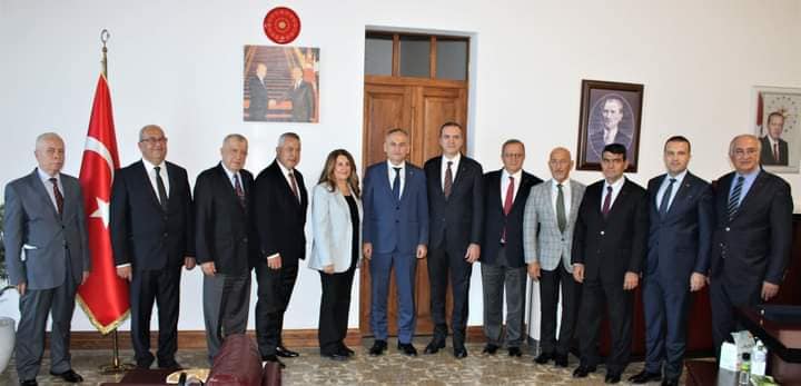 İMEAK DTO YÖNETİMİNDEN KAYMAKAM YÖNDEN’E ZİYARET