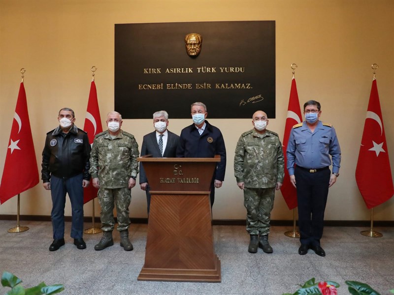 Milli Savunma Bakanı Akar, Hatay’da