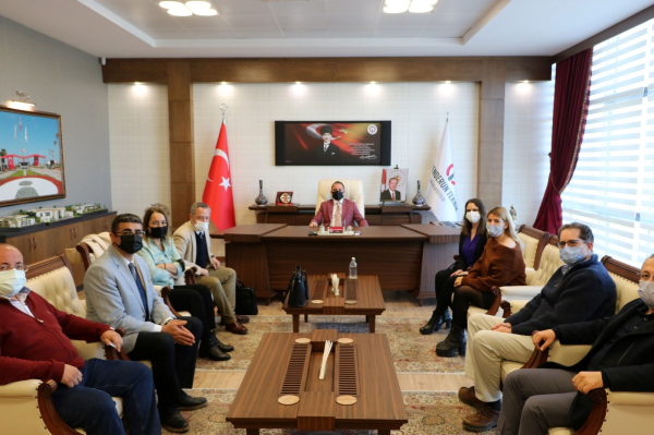 İSTE REKTÖRÜ DEPCİ’YE ZİYARET