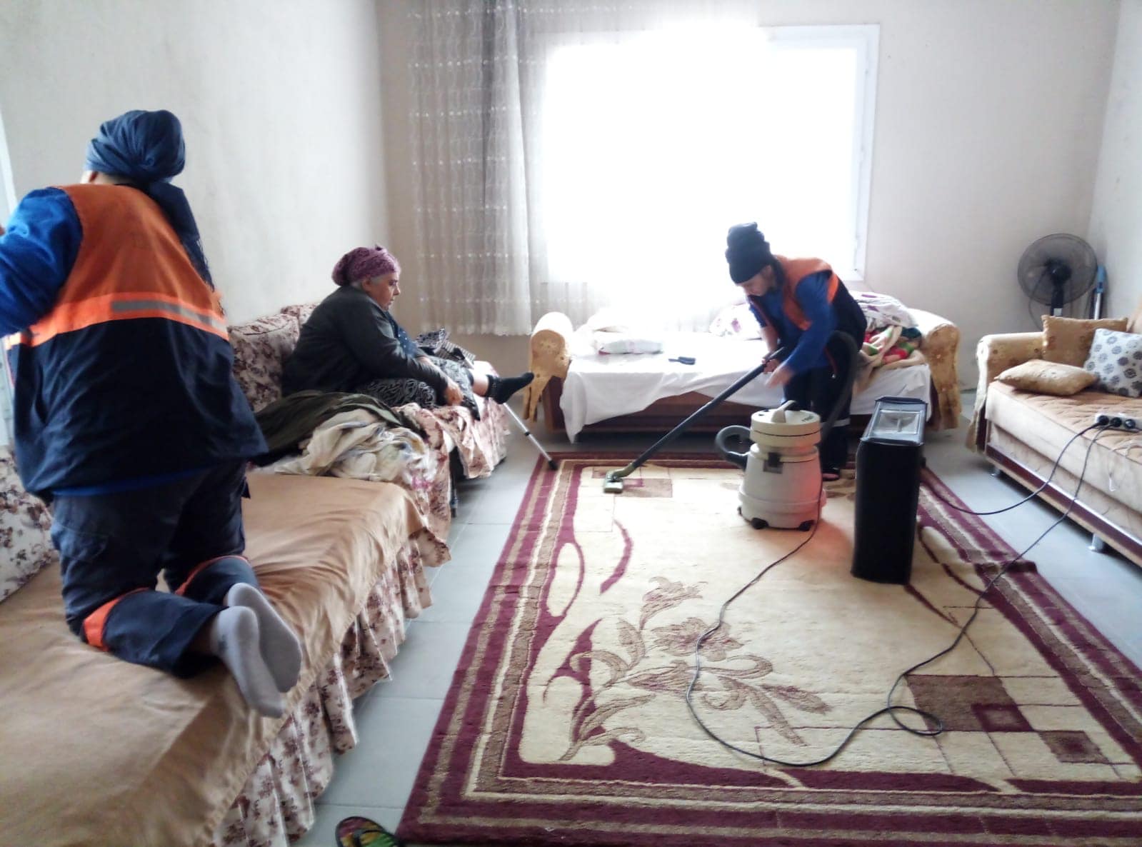 BAŞKAN YAVUZ “EVDE SAĞLIK  HİZMETİ DEVAM EDİYOR”