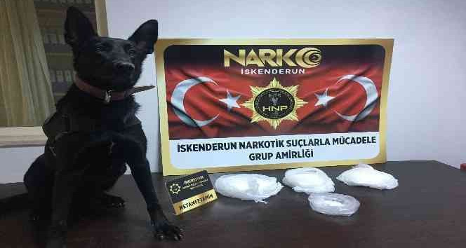 İskenderun’da 1 kilo 520 gram metamfetamin ele geçirildi