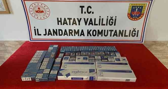 Hatay’da kaçak  sigara operasyonu