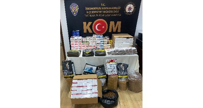 İskenderun’da kaçakçılık operasyonu