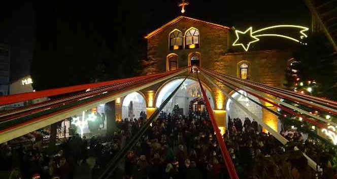 Hatay’da Antakya Ortodoks Kilisesi’nde Noel ayini düzenlendi