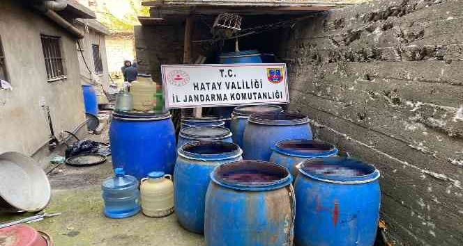 Samandağ’da sahte içki operasyonu