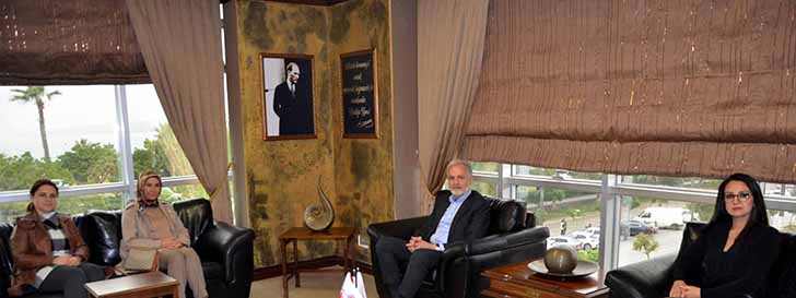 KADEM İL TEMSİLCİSİ SELMA TUNÇ İTSO YU ZİYARET ETTİ