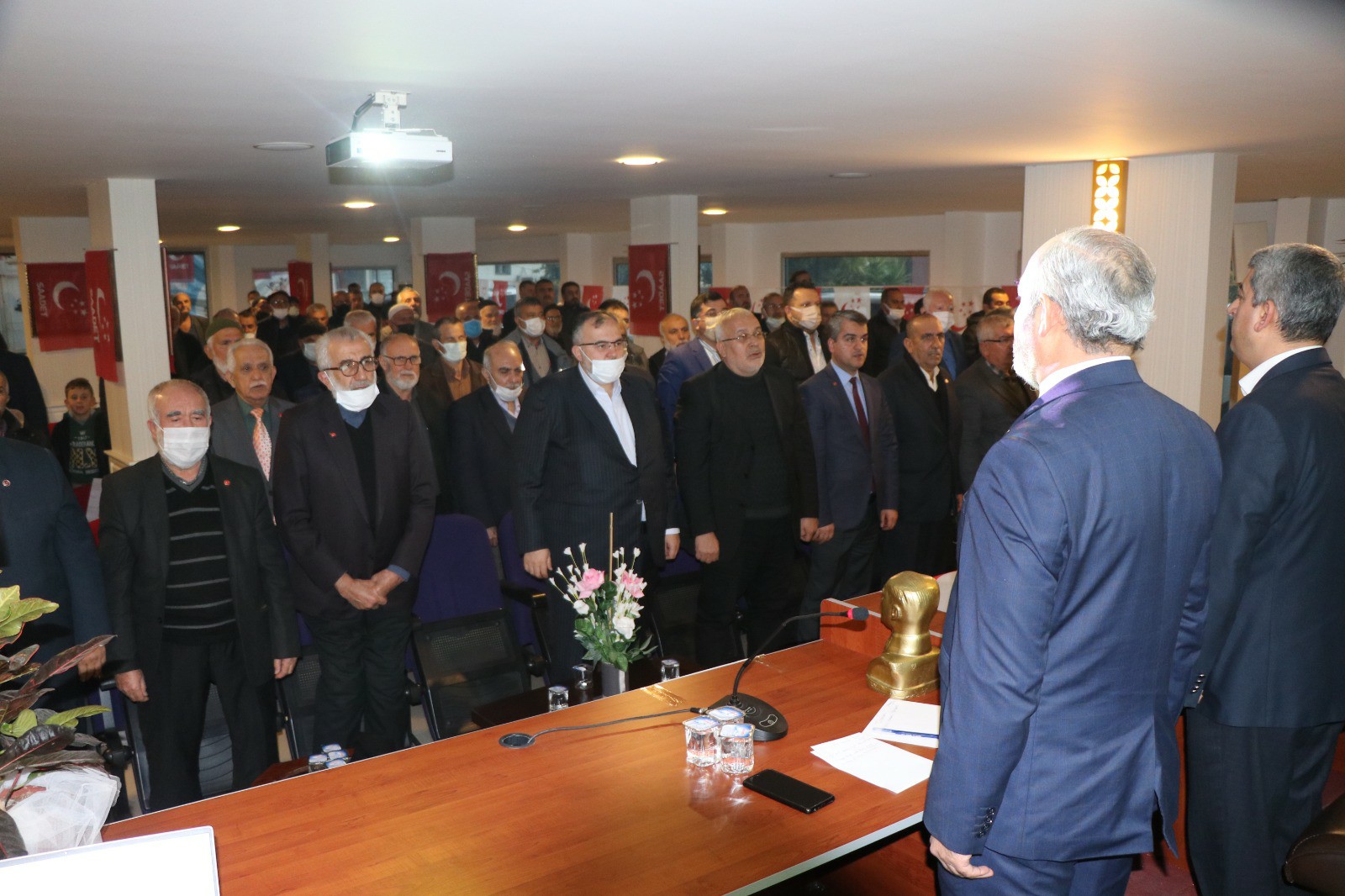 SAADET PARTİSİ  KIRIKHAN İLÇE KONGRESİNE YOĞUN İLGİ