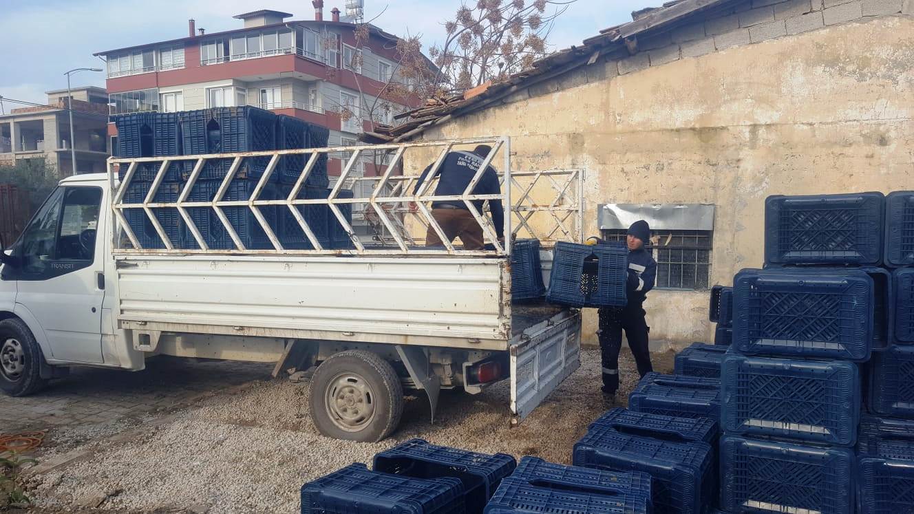 BÜYÜKŞEHİR’DEN ZEYTİN  ÜRETİCİSİNE BİR DESTEK DAHA