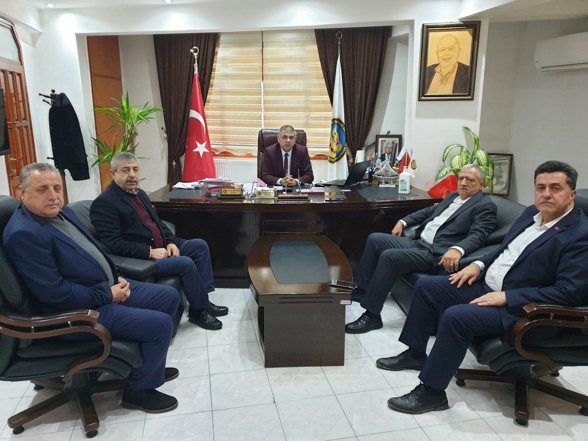 HESOB BAŞKANI TEKSÖZ’DEN HARBİYE ESNAF KOOPERATİFİ’NE ZİYARET