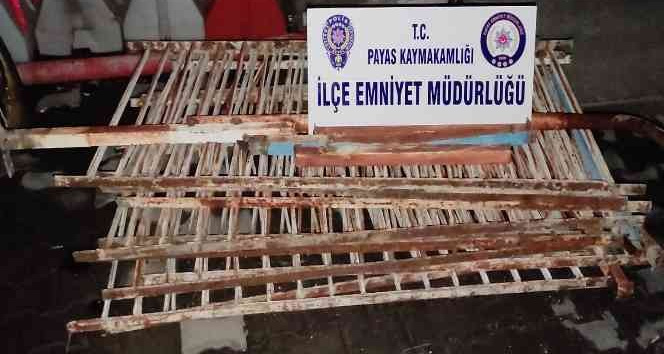 Sağlık ocağının korkuluklarını çalan şüpheliler yakalandı