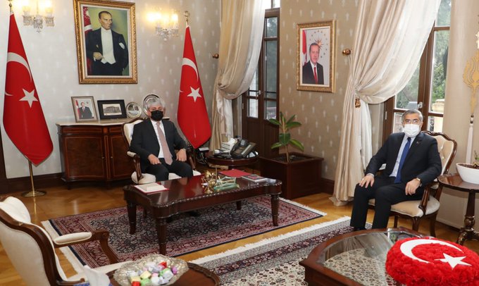 YAYMAN, VALİ DOĞAN’I ZİYARET ETTİ