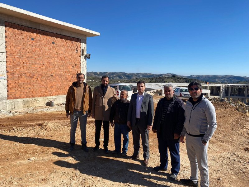 Başkan Yalçın’dan AKO Yerleşkesine İnceleme